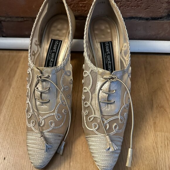 👠 Vintage Stuart Weitzman “Cinderella” Wedding Shoe 👠 - Picture 5 of 8
